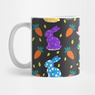 Polka Dots Rabbits Mug